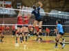 Against the visiting MiraCosta College Spartans, Palomar comets Bethany Prochnow #6, and Taylor Schade #18 go for a block. Seth Jones/The Telescope