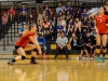 Palomar’s Hayley Poeu-Sylveria (7) watches as Madi Stark prepares to dig the serve during the first set. The Comets defeated the Spartans 3-1 (25-20, 18-25, 25-17, 26-24) Oct. 21 at The Dome. Philip Farry The Telescope