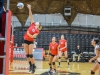 Palomar's Kelli Iverson #10 Spikes the ball in the third set against the MiraCosta College Spartans. The Comets would win the match 3 sets to 1 at the Dome. Seth Jones/The Telescope