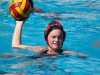 Palomar's Karynne Ryan with the ball, during the women's water polo game against Miramar on Sept. 2, 2015 at the Wallace Memorial Pool. Palomar defeated Miramar 17-2. Colleen Burnham/The Telescope