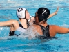 Palomar's Dallas Fatseas (7) attempts a shot at goal over Miramar's Ana Walker (13) on Nov. 7 at the 2015 Women's Water Polo Pacific Coast Athletic Conference held at the Ned Baumer pool. The Pacific Coast Athletic Conference (PCAC) is an intercollegiate athletic conference governed by the California Community College Athletic Association (CCCAA). Palomar defeated Miramar 14 - 6. The Comets took third place overall. Coleen Burnham/The Telescope