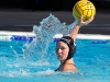 Palomar's Kendyl Mundt (3) gets ready to throw the ball at the 2015 Women's Water Polo Pacific Coast Athletic Conference on Nov. 7 at the Ned Baumer pool. The Pacific Coast Athletic Conference (PCAC) is an intercollegiate athletic conference governed by the California Community College Athletic Association (CCCAA). Palomar defeated Miramar 14 - 6. The Comets took third place overall. Coleen Burnham/The Telescope