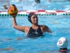 Palomar athlete Dallas Fatseas, 7, attempts a goal against Southwestern. She made this goal, along with seven others for a total of 8 out of the 19 scored from Palomar at the Wallace Memorial Pool Oct. 14, 2015. Kari Clarke/ The Telescope8