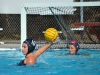 Palomar's Lauren Wimsatt, 10, looking to pass the ball. In the game against Southwestern at the Wallace Memorial Pool Oct. 14, 2015 . Wimsatt tallied 3 out of the 19 goals for Palomar. Kari Clarke/The Telescope