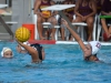 Palomar's Madison Cummiskey, 6, looking to pass the ball. In this game against Southwestern at the Wallace Memorial Pool on Oct. 14. Cummiskey contributed with two goals for Palomar. Kari Clarke/The Telescope