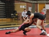 Palomar’s Arturo Osorio wrestling in the 149 pound weight class shoots and scores points for the take down against Rio Hondo wrestler David Romero. Romero wound up winning the match on points and the Roadrunners upset the Comets 23-18 at the Dome Nov. 04. Philip Farry / The Telescope