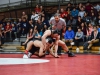 Palomar's Eric Collin, matches up against Santa Ana's Eric Roberts at the Dome, Oct. 28, 2015. Collin wins his match 10-2 as referee, Randy Hartman officiates. Brandy Sebastian/The Telescope