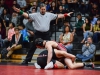 Palomar's Eric Collin ranked No. 2 in the state for the 165 pound weight class matches up against Santa Ana's Eric Roberts at the Dome Oct. 28. Collin wins his match 10-2 as referee, Randy Hartman officiates. Brandy Sebastian/The Telescope