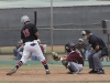 Palomar's Vince Mori gets beaned in the back of the thigh visiting Southwest College. The Comets beat the Jaguars 7-0 at Myers Field 21 April and improved their record to 29-5 (20-2 PCAC). Philip Farry / The Telescope