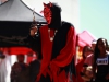 October 31, 2013 | Jaliel Thomas as a Pimp Devil walks the red carpet during judging for the best costume during the Halloween Escape event. The Inter-Club Council (ICC) hosted the event which included Jello Eating contests along with the Halloween Costume contest. • Stephen Davis/Telescope