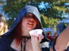 October 31, 2013 | Sarah Perez, a member of the Nutrition Club, dresses as "Cape Lady" participated in the Jello eating contest during Halloween Escape at the Student Union on Halloween. • Stephen Davis/Telescope