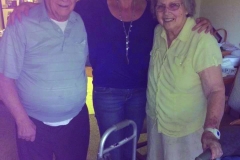 Jacqueline Kaiser (middle) with her mother (right) and step-father (2009) (Courtesy of Jacqueline Kaiser)