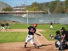 February 03, 2015 | Palomar baseball player #24 Ryan Lemus swings at a pitch during the first inning. The Comets hosted visiting Orange Coast College Tuesday afternoon at Meyers Field. The Comets ranked #2 in the state defeated the #1 ranked Pirates 4-3. Philip Farry / The Telescope