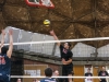 Palomar College Sophomore Middle-Blocker Anthony Pippen (left) attempts to score in the game against Orange Coast College, Wednesday April 2, 2014 in the Dome. Lucas Spenser/Telescope.