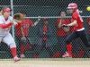 Palomar 1st baseman Katy McJunkin awaits the ball during the March 11 game against the visiting Eagles of Mt. San Jacinto College at Palomar's Softball Field. McJunkin knocked in two runs in the bottom of the 5th inning to give The Comets a 9-1 win. Stephen Davis/The Telescope