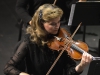 Concert Master,Ulli Reiner, plays her part with the Palomar Symphony Orchestra in the first concert of the water themed concert season on Oct. 10 in the Howard Brubeck Theatre. Photo: Casey Cousins | The Telescope