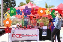 The Council of Classified Employees gave treats and books to students, staff, and other attendees at the Pride Center Event. Photo credit: Griselda Garcia