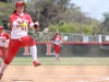 Palomar starting pitcher Dani Cowan pitches against Imperial Valley College in the 1st inning on April 23 at Palomarâs softball field. Cowan pitched 2 perfect innings with 4 strikeouts in the Cometsâ 25-0 win over the Arabs. The win gave the Cometâs a perfect 18-0 conference record for the first time since 2005. Scott Colson/The Telescope