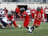 Sept. 28, 2013 | Palomar quarterback Ryan Lamb (#13) hands the ball off to runningback Justin Harris during game against Orange Coast. • Stephen Davis/Telescope