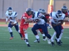 Palomar wide receiver Damon Nolan runs past the Orange Coast defense at Wilson Stadium. • Paul A Francis Jr / Telescope