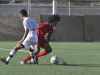 Palomar forward Vincent McNease dribbles past the Norco defender on Sept. 5 at Minkoff Field. Photo: Marcela Alauie | The Telescope