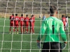 Palomar goalkeeper Steven Ross awaits the free kick from Norco College during the second half of the Sept. 5, 2014 game at Minkoff Field. The Comets and Mustangs played to a 1-1 tie. | Photo: Philip Farry | The Telescope