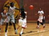 Guard Victoria Stewart (#5) passes the ball to her teammate Mikaela Stanton (#10) in a women’s basketball game against San Diego City College in The Dome on Jan. 17. Stanton, who was recognized as PCAC’s Women’s Athlete of the Week, scored 26 points in the Comet’s 97-83 win over the Knights. •Scott Colson/The Telescope