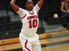 January 17, 2014 San Marcos, CA (#10) looks for a teammate to pass the ball to in a women’s basketball game against San Diego City College in The Dome on Jan. 17. Stanton, who was recognized as PCAC’s Women’s Athlete of the Week, scored 26 points in the Comet’s 97-83 win over the Knights.•Scott Colson/The Telescope