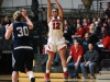 Gabby Cabrera (12) scores on a three point shot against Mira Costa College during the second half of the home game Friday, Jan 24. The Comets defeated Mira Costa 78-50 and improved their PCAC record to 5-1. • Stephen Davis/Telescope