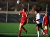 November 8, 2013 | Midfielder Viviana Meza (#17) does a header on a ball in a women's soccer game against Imperial Valley College at Minkhoff Field. The Comets pulled off an impressive 4-0 win against The Arabs. PHOTO CREDIT: Scott Colson/Copyright 2013 The Telescope