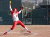 Palomar starting pitcher Dani Cowen throws a pitch against Citrus College on Feb 25 at Palomarâs softball field. Cowen kept the Comets in the game by pitching 4 innings and only allowing 1 run in their 4-1 win over the Owls. The win was the 8th win in a row for the Comets. Scott Colson/The Telescope