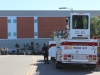 Jan. 15| The San Marcos Fire Department, show up on campus over by the student parking lot 12, on Wednesday afternoon after and unexpected fire alarm went off during class hours. PHOTO CREDIT: Yolanda Granados