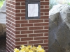 A memorial sits in the rock garden next to the Howard Brubeck Theatre dedicated to Alan Hopkins who was killed Sunday, Jan 26. Hopkins was a faculty member in the Performing Arts Department. He was currently Property Master for The Glass Menagerie play and Assistant Scenic Designer for the musical production of Cabaret. *Stephen Davis/Telescope