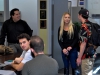Telescope staff hangs around the newsroom after class on March 9. Johnny Jones/The Telescope