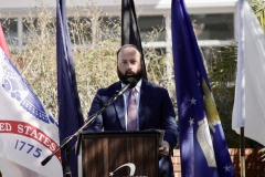 Veterans Service Specialist, Adam Pipitone, gave a "ways to say thank you"speech at the
