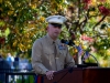 November 8, 2013 | Chief Warrant Officer 4 (CWO4) William Beath, United States Marine Corps was the Guest Speaker at the Veterans' Day Ceremony. CWO4 Beath currently is assigned to Marine Corps Base Camp Pendleton where he is the Officer in Charge of the Installation Personnel Administration Center's Customer Service Section. /PHOTO CREDIT: Stephen Davis/Copyright 2013 The Telescope