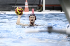 Palomar College's Malia Hanss (#12) on an opening possession in the third quarter on Sept. 17, 2025, at Palomar College. 