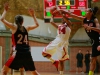 November 8, 2013 | Freshman Guard Daijon Sumptor (No 14) goes up for a basket against Jazmine Johnson (No. 21) of Santa Ana College. The Comets would go on to lose their home opener 87-81. /PHOTO CREDIT: Stephen Davis/Copyright 2013 The Telescope