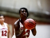 November 8, 2013 | Palomar's Dechae Evans shoots freethrows during overtime of the game against Santa Ana College. Evans finished the game with 20 points, 14 rebounds, 5 assists, and 1 blocked shot. /PHOTO CREDIT: Stephen Davis/Copyright 2013 Telescope