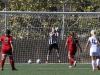 Palomar goalkeeper Valentina Zito saves a shot against Irvine Valley on Aug. 28, 2014. Photo: Marcela Alauie | The Telescope