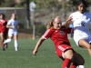 Palomar forward Rachel Stahl takes a shot during the game against Irvine Valley on Aug. 28, 2014 on Minkoff Field. Photo: Marcela Alauie | The Telescope