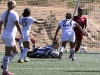 Palomar goalkeeper Valentina Zito saves a shot against Irvine Valley at Minkoff Field on Aug. 28, 2014. Photo: Marcela Alauie | The Telescope