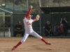 February 11, 2015 | Palomar pitcher #2 Summer Evans delivers a pitch during the third inning against visiting Mesa College. The Comets beat the Olympians 12-2 in six innings and improving their record to 7-1-1 and 1-0 in the PCAC.Philip Farry / The Telescope