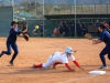 February 11, 2015 | Kali Pugh #23 slides into third base after finding herself in a rundown situation a.k.a a "pickle" against San Diego Mesa College. She successfully came out of it and advanced to third base. Seth Jones / The Telescope