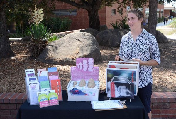 Mary Rose, a 24-year-old volunteer with the Survivors of the Abortion Holocost, is the third oldest of nine children. She would like to remind women that they are a mother forever. (Paul A Francis Jr./Telescope)