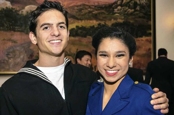 Nov. 16, 2013 | (l-r) John Paul, a kinesiology student, and Marisa Loya, a performing arts student at Palomar College, at the gala event, Palomar's Salute to Education, that was held at La Costa Resort and Spa, Carlsbad, Calif. (Francois Swart/The Telescope)