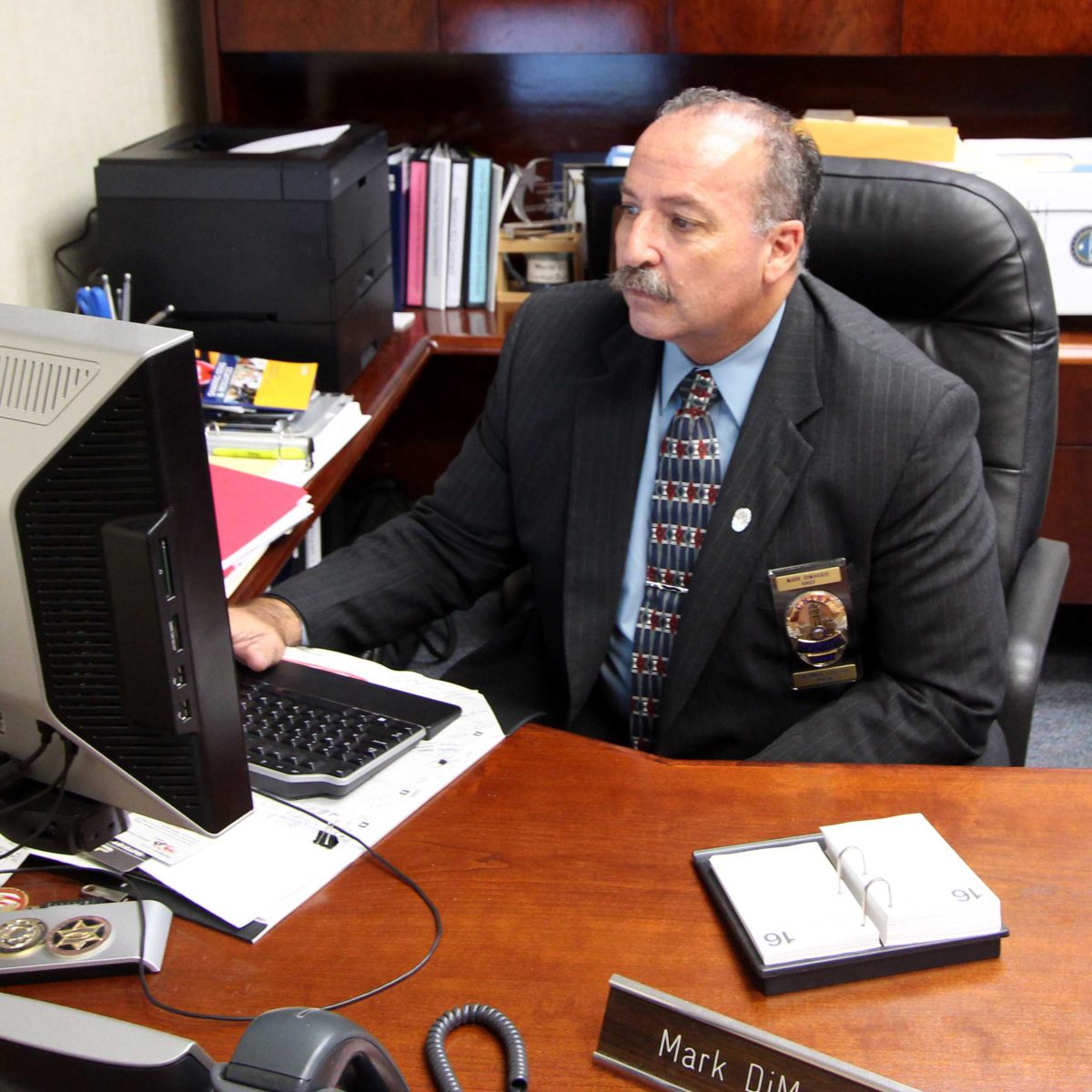 September 16, 2014, Palomar College New Police Chief Mark DiMaggio. (Paul Nelson/The Telescope)