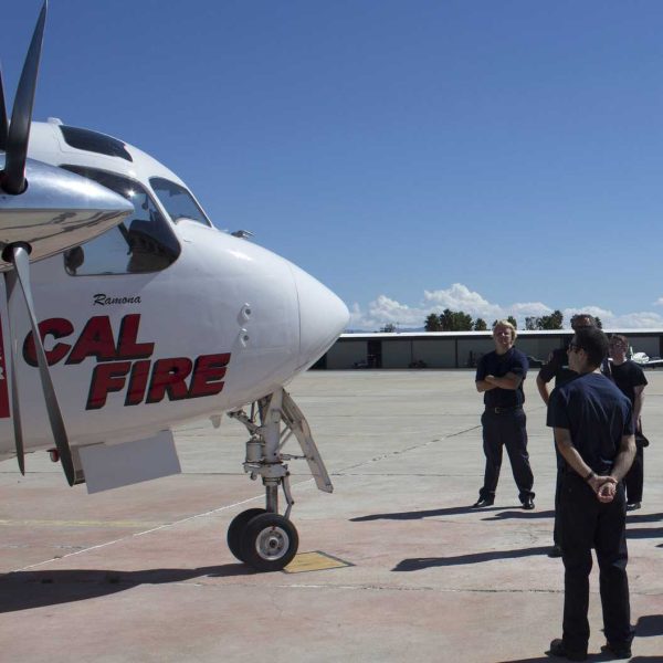 Sept. 26, 2014, Palomar College learns how Cal Fire Tanker is used to fight wild fires. (Paul Nelson/The Telescope)