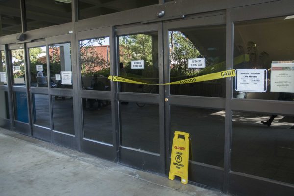 Palomar facilities like the Technology Lab close down due to the power outage on campus Nov. 10, 2014. (Casey Cousins/The Telescope)
