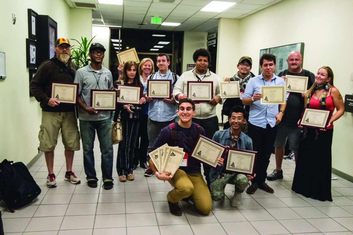 Palomar journalism and photojournalism students attend conference in Fullerton, winning 25 awards. (Photo courtesy of The Telescope)